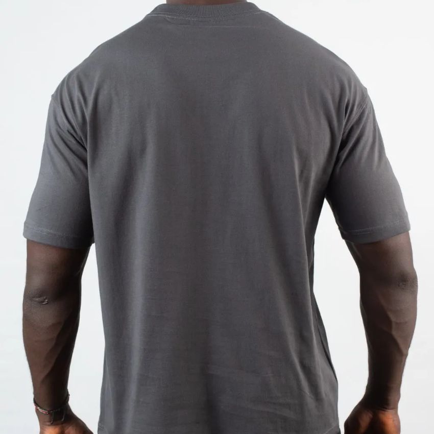 Men’s 210g pure cotton short-sleeved T-shirt Navy Blue