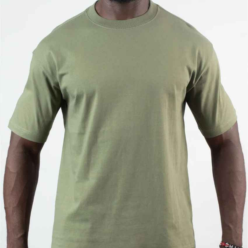Men’s 210g pure cotton short-sleeved T-shirt Navy Blue