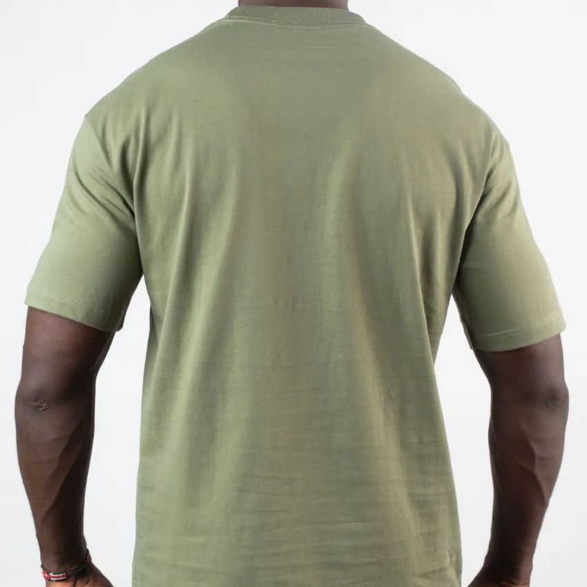 Men’s 210g pure cotton short-sleeved T-shirt Navy Blue