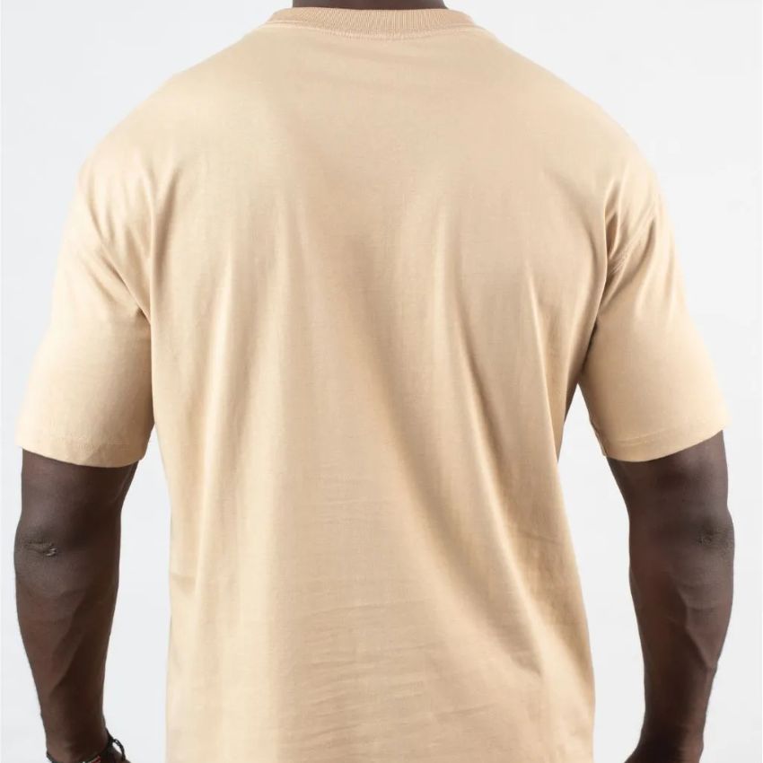 Men’s 210g pure cotton short-sleeved T-shirt Navy Blue