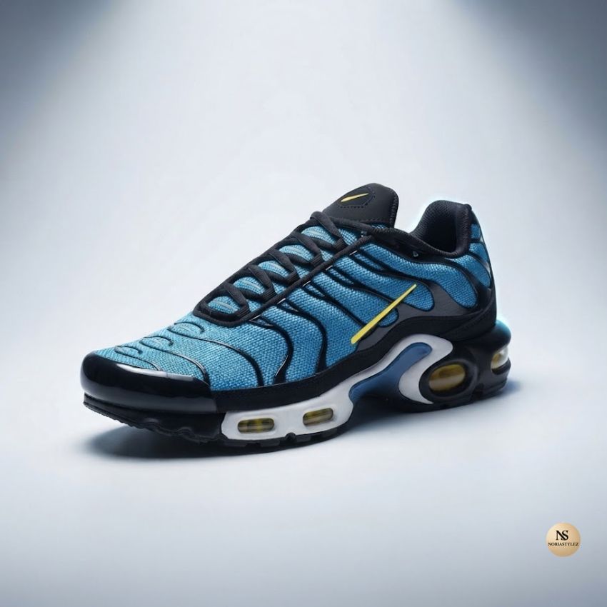 Paschal's Air Cushion Premium Lifestyle Sneakers – Blue/Black