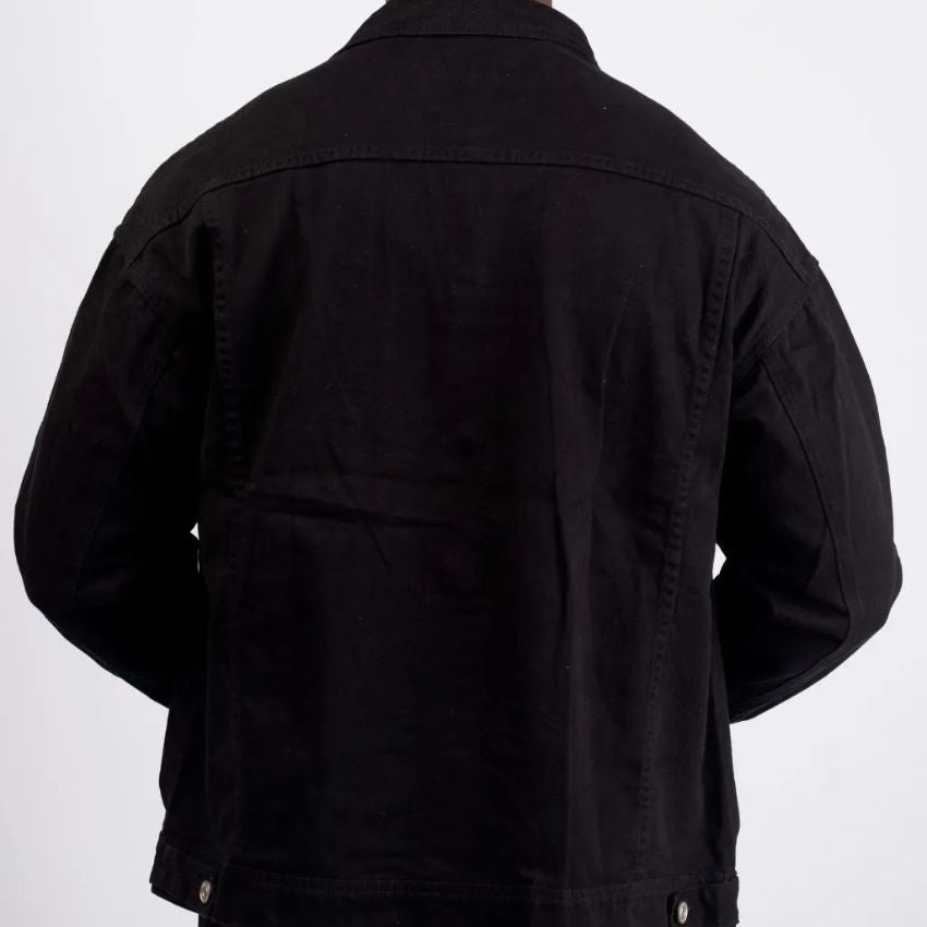 Men’s Classic Retro Denim Dopamine Jacket Black