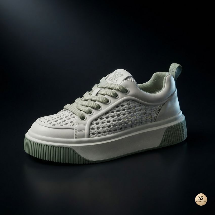Luna Weave Platform Sneakers for Men