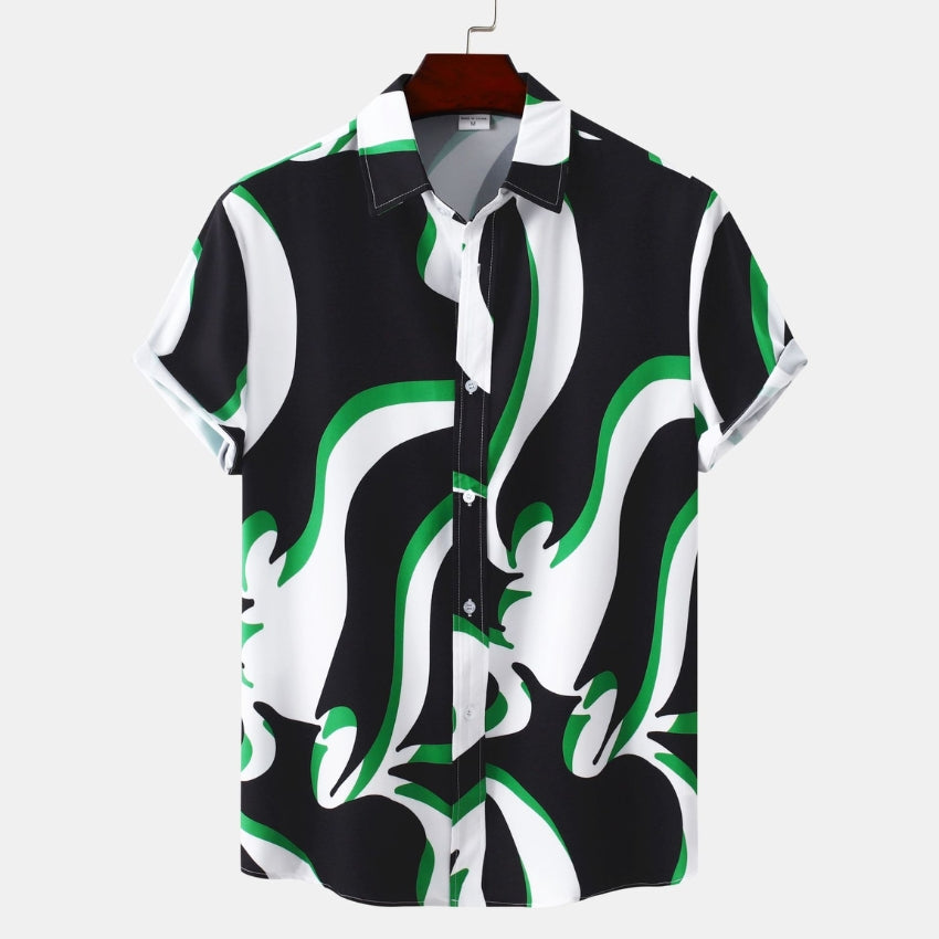 Regular Fit Wrinkle Free Casual, Short Sleeve Shirt - Noriastylez