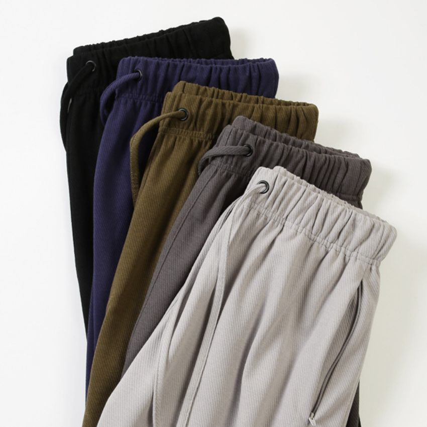 Relaxed Baggy Straight-Leg Jogger Sweatpants - Black - Noriastylez