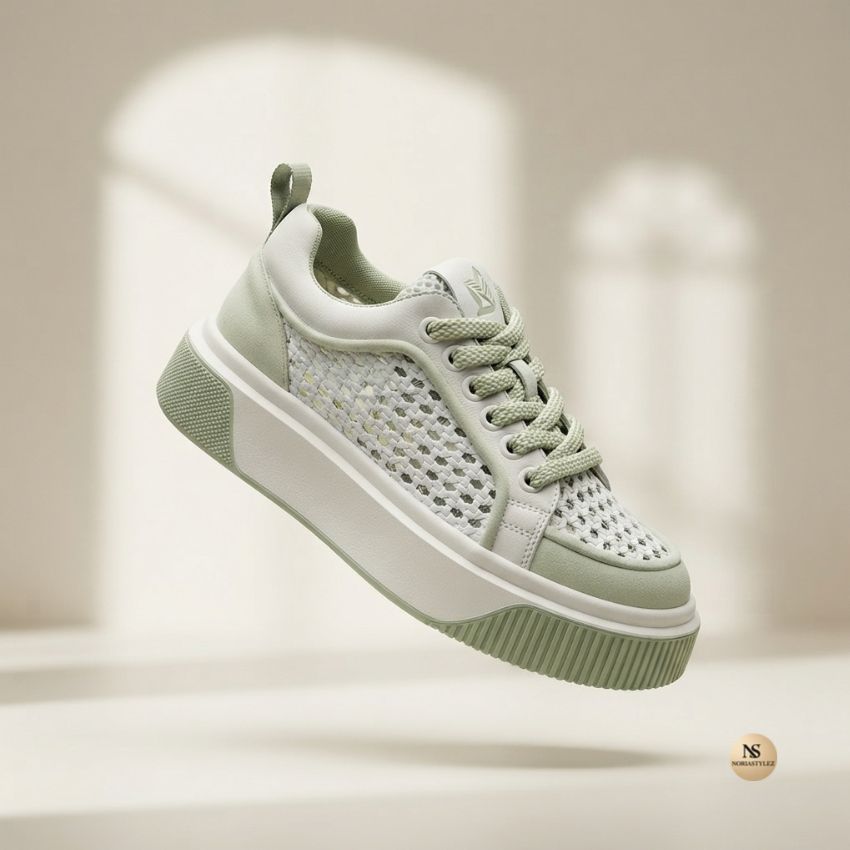 Luna Weave Platform Sneakers for Men