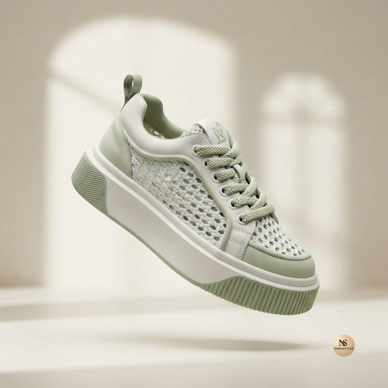 Luna Weave Platform Sneakers for Men