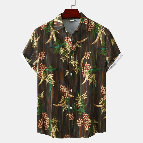 C247 Floral Shirt for Men Casual Short Sleeve Shirt - Noriastylez