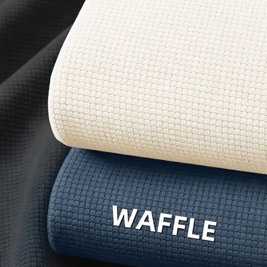 Slate Blue Premium 300 GSM heavyweight Waffle Knit T-Shirt