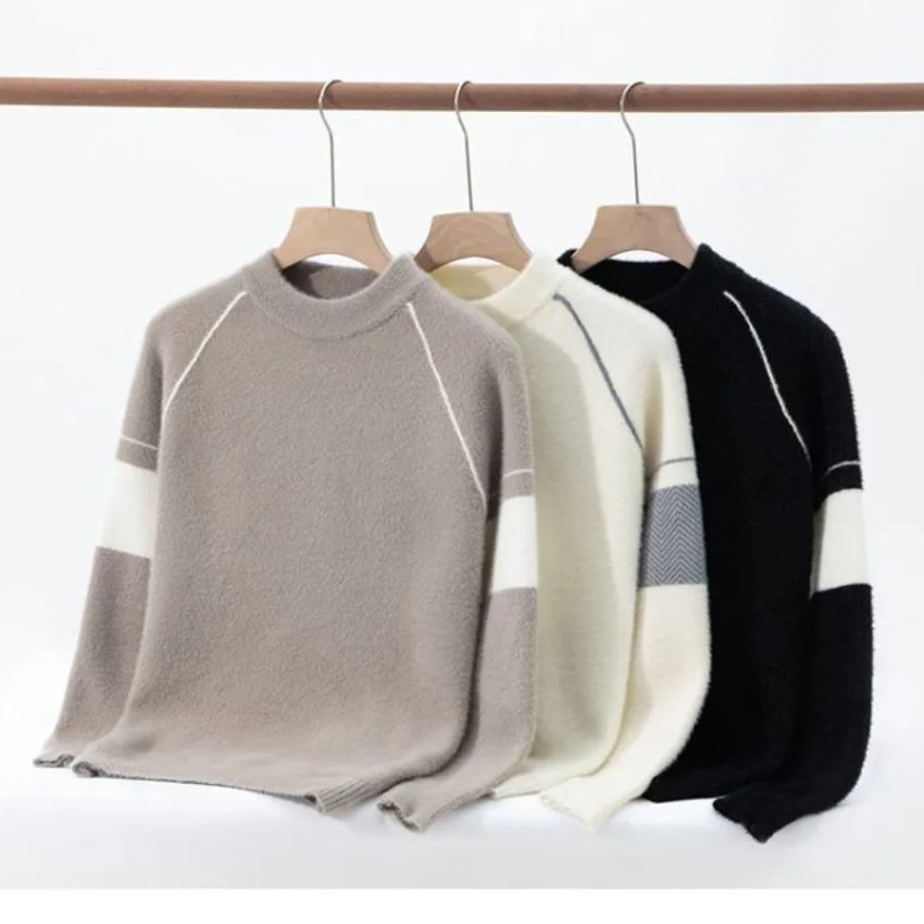 Black Long Sleeve Pullover Sweater - Noriastylez