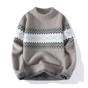 Trend Sweater Casual Comfortable Warm Sweater - Gray - Noriastylez