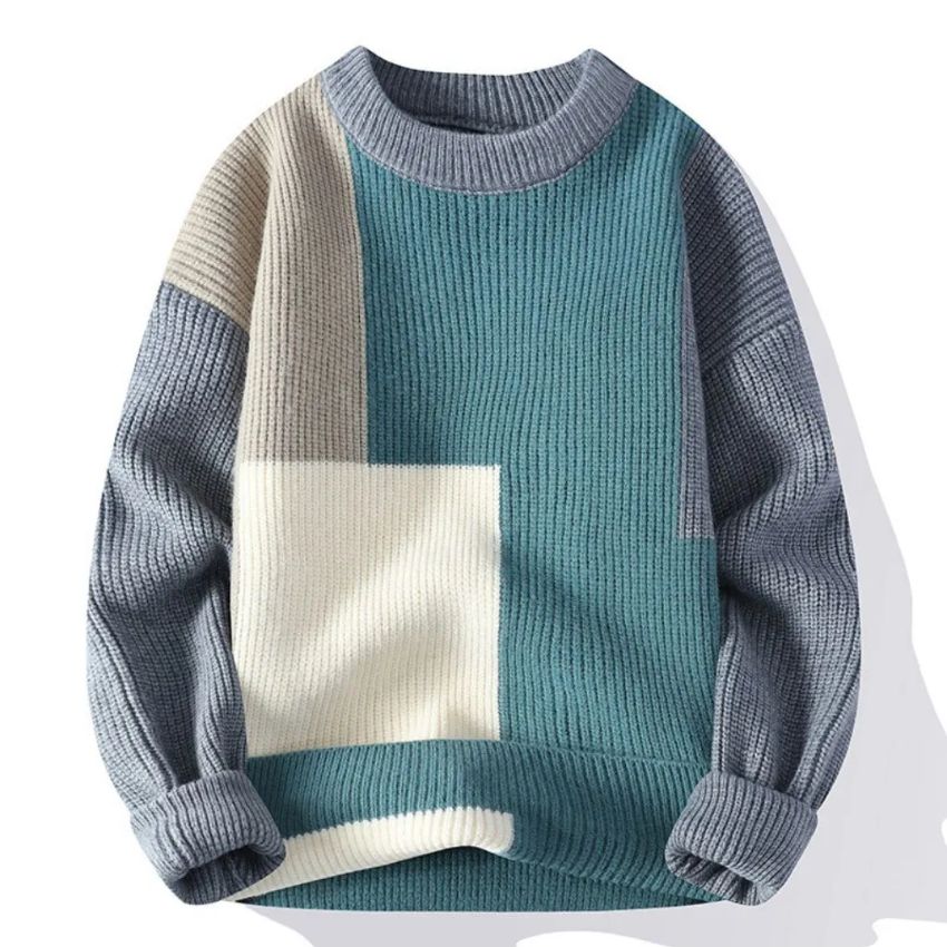 Green Casual Knitwear Warm Sweater - Noriastylez