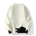White Pullover Hip Hop Street Sweater - Noriastylez