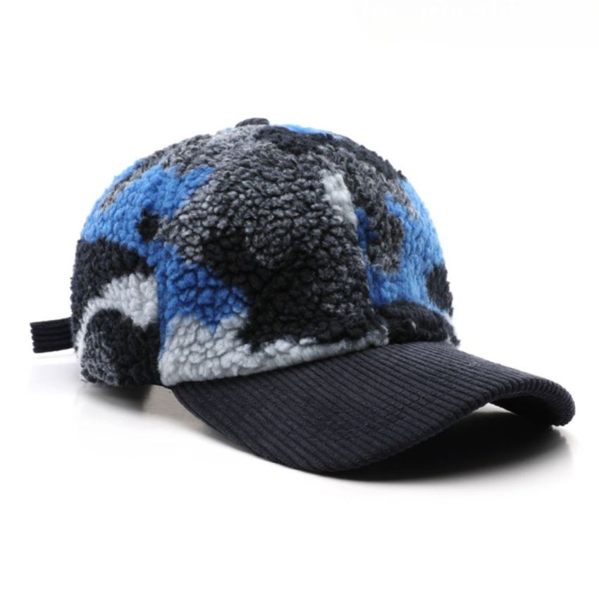 Men’s Retro Camo Revival Sherpa Cozy Cap White