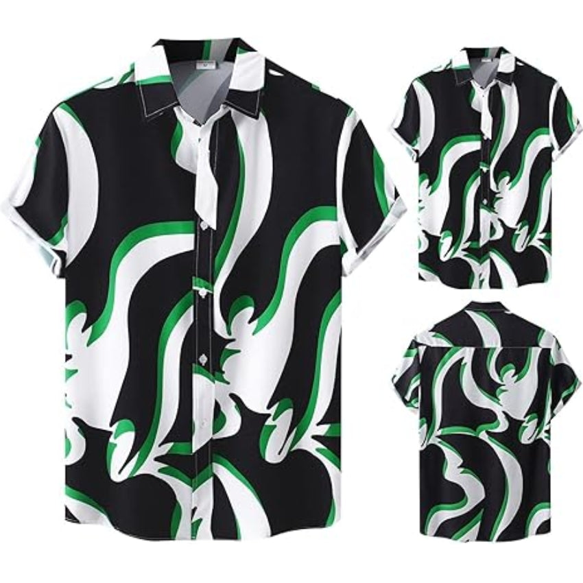 Regular Fit Wrinkle Free Casual, Short Sleeve Shirt - Noriastylez
