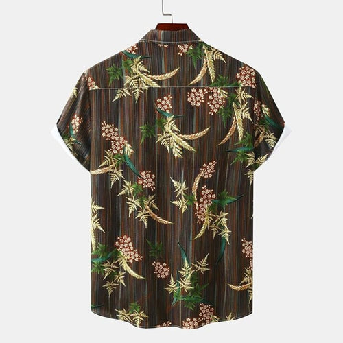 C247 Floral Shirt for Men Casual Short Sleeve Shirt - Noriastylez