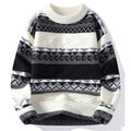 Casual Men’s Long-Sleeved Knitted Sweater Black