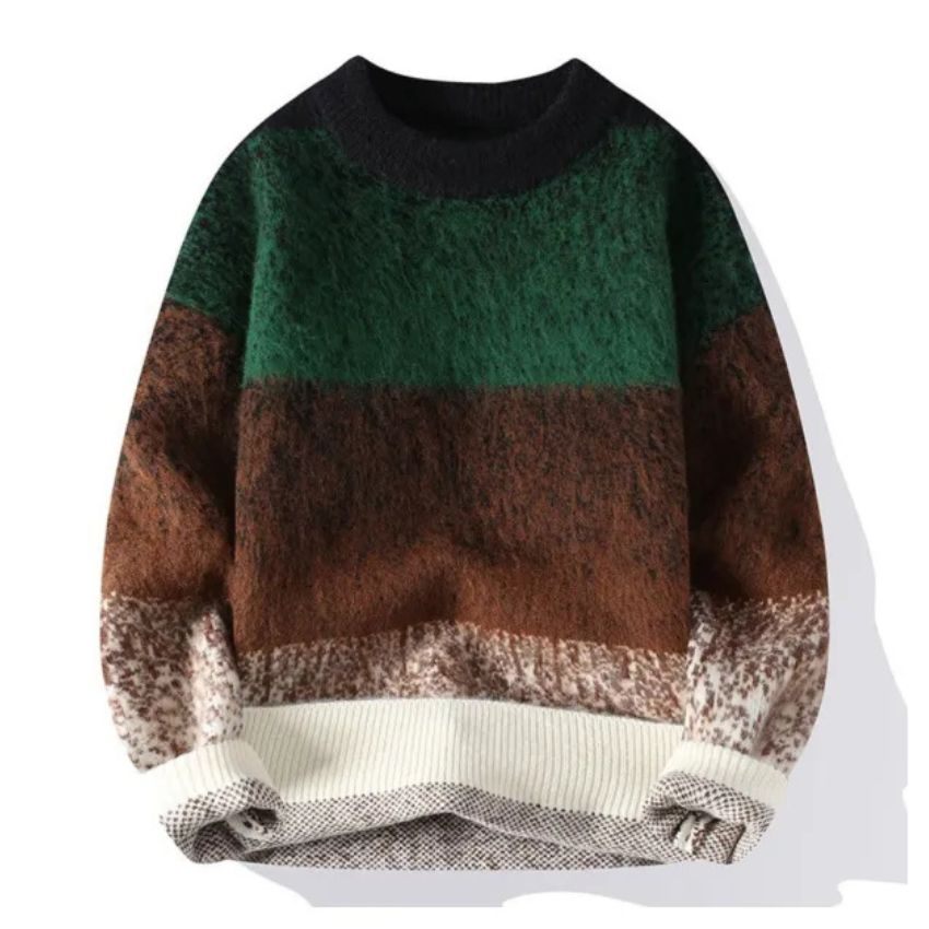 Men's Round neck Bottom thread sweater - Noriastylez