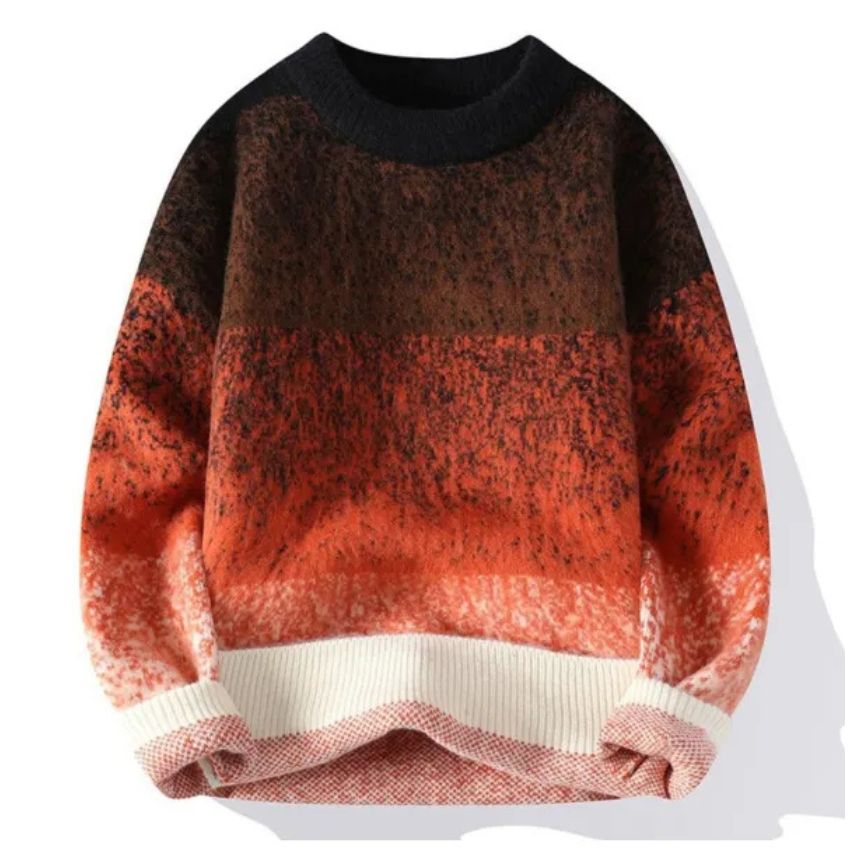 Handwoven Round Neck Casual Knitwear - Noriastylez