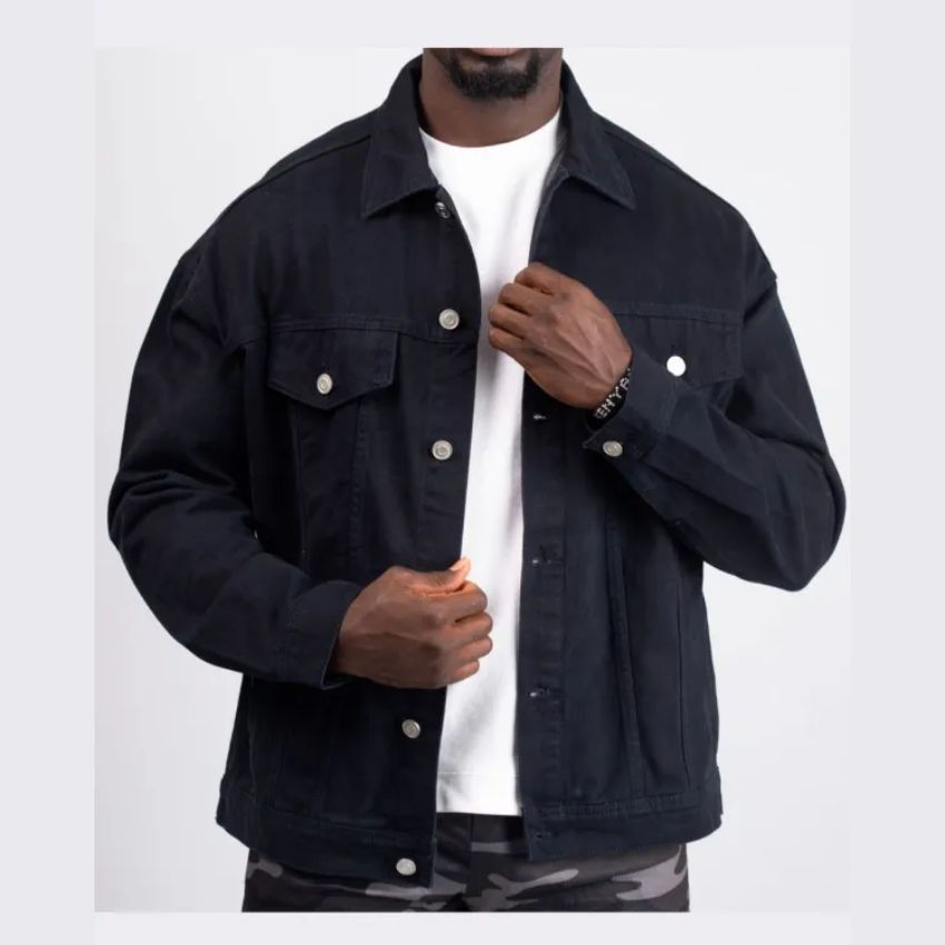 Men’s Classic Retro Denim Dopamine Jacket Navy