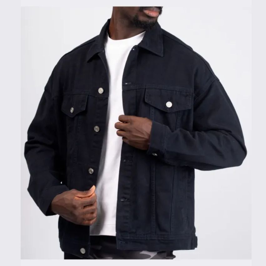 Men’s Classic Retro Denim Dopamine Jacket Navy
