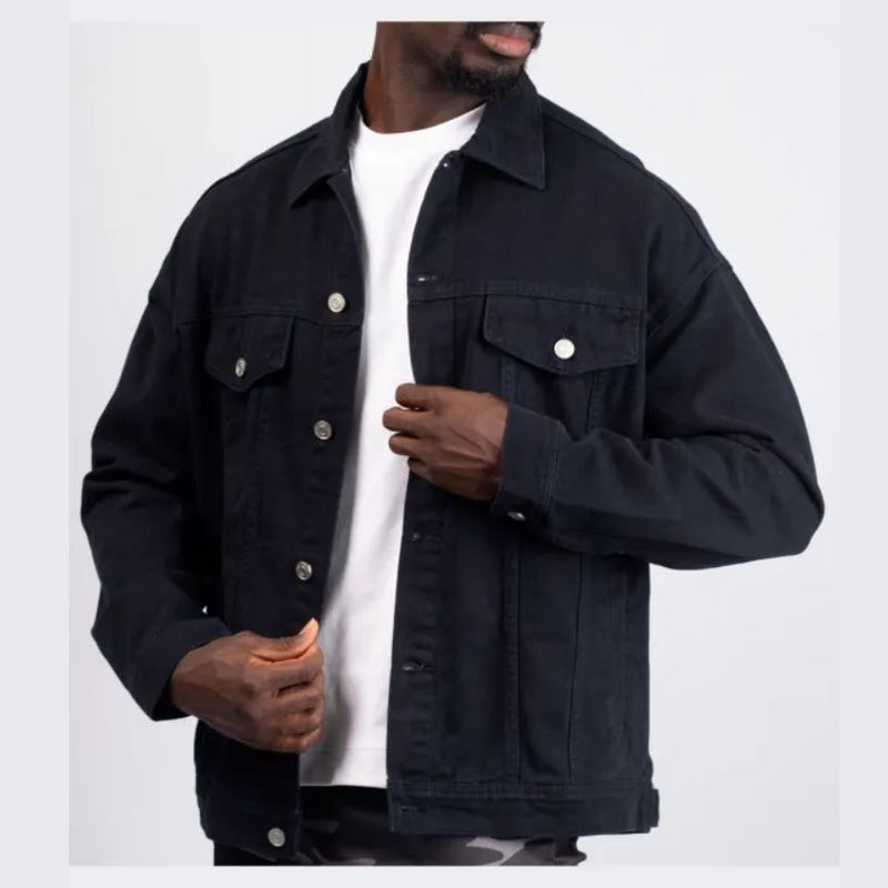 Men’s Classic Retro Denim Dopamine Jacket Navy