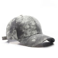 Men’s Hip-Hop Vintage Tie-dyed Baseball Cap Grey