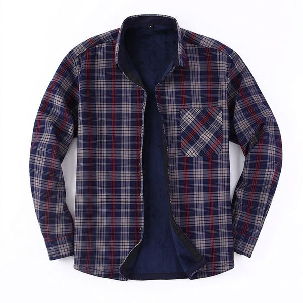 Men’s Premium Thermal-Lined Plaid Field Stillwater Outdoor Collection Shirt
