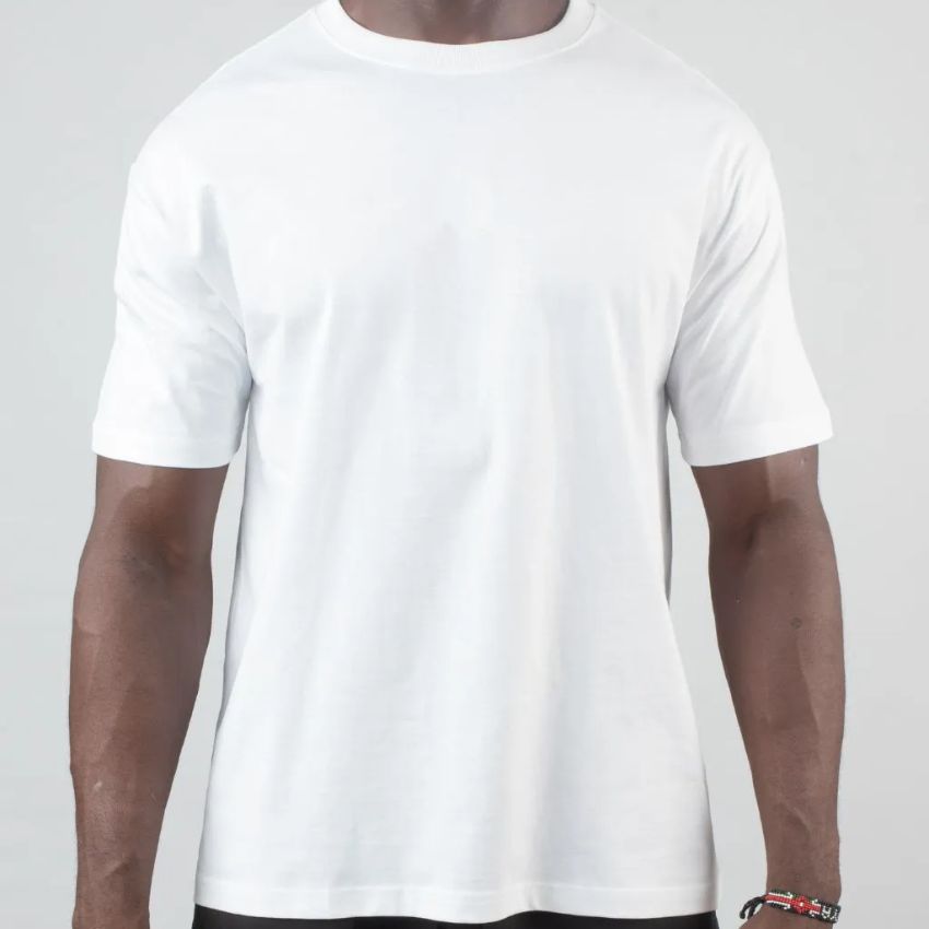 Men’s 210g pure cotton short-sleeved T-shirt Navy Blue