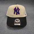 Men’s NY Fashion 47Brand Hard Top Letter Duckbill Baseball Cap White,Black/Red,Blue