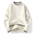 Cozy Ribbed Knit Sweater White