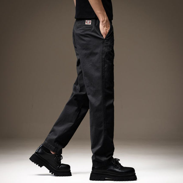 Men's High-end American Retro Gorg Casual Extra Thick Chinos
